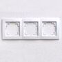 7736 Levina Schalter Serie Kunststoff Rahmen 3-fach