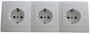 7793 Levina Kunststoff 3 x Schukosteckdose wei� 16 Ampere