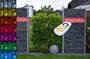8125 Gabionen Leuchte LED 360 Grad 0,90 m RGB + Warmweiss Fernbedienung 