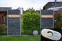 8755 Gabionen Leuchte 1,40 m kalt wei� + warm wei� 2-farbig Fernbedienung 