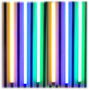 2030 LED IC-Digital ALU Hoch Leuchte RGB Akustik-Paneele 1x1,5m App St