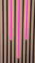 2273 LED ALU Leuchte f Paneele 18mm Abstand 3x100cm Netzteile PINK