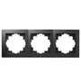 2505 Levina Rahmen 3er schwarz 223*81mm f�r Schalter Serien Eins�tze