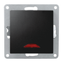 2634 Levina sw/sw Schalter + Kontroll Leuchte 230 Volt schwarz