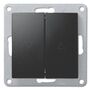 2641 Levina sw/sw Jalousie Taster schwarz 230 Volt 10 Ampere