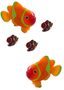3195 Deko Set 2xClownfisch 2 x gro� + 3 x klein