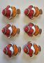 3214 Fische 6er Pack Clown Fisch klein Mehrfarbig