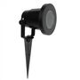3582 Garten Strahler Erd-Spie� L�sterklemme GU-10 schwarz IP-44