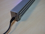 4011 LED ALU 1,5m Leuchte 43x30mm inklusive Netztel Lichtfarbe Gelb