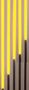 4145 LED Leuchte ALU Schiene Slim 5x50cm matt GELB inkl. Netzteil