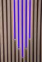 4534 LED Leuchten Mix Kunstst. Schiene sw 50-60-70-60-50cm Blau