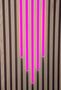4541 LED Leuchten Mix Kunstst. Schiene sw 50-60-70-60-50cm Pink