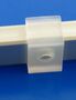 5459 LED ALU Leuchte Aufbau wei� 1x1,5m dimmbar+Netzteil 12V Kalt Wei�