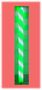 5950 LED Leuchtstab Zuckerstange 38mm 1530mm 12 Volt Gr�n-Wei�