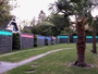 6887 Gabionen Leuchte LED 360 Grad 1,40 m RGB Touch Controler Fernbed.