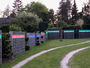 6901 Gabionen Leuchte LED 360 Grad 1,00 m 230 Volt Kalt Wei�