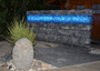 6960 Gabionen Leuchte LED 230 Volt 360- 2x1,20m RGB 4-Zonen Fernbed.