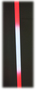 7062 LED Bunter Leuchtstab 1,23m 12 Volt 2-farbig ROT-WEISS-ROT