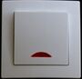 7783 Levina Kunststoff 1 x Schalter + Kontrolllampe wei� 