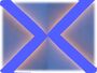 7993 LED Light Stick X-Form 4x1,0m 12 V Netzteil BLAU + Dimmer + FB