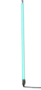 8010 LED Leuchtstab Satiniert 1,23m L�nge 2000 Lumen IP44 Au�en Gr�n
