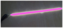 8080 LED Light Stick Quadrat 4 x 0,5m 12 Volt Netzteil PINK
