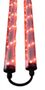 8132 Gabionen Leuchte LED 230 Volt 360 Grad 2 x 0,9 m ROT