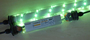 8134 Gabionen Leuchte LED 230 Volt 360 Grad 2 x 0,9 meter Gr�n