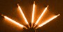 9278 LED Stab Leuchte 5LS 230 Volt 5x10 Watt a 65cm orange