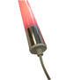 9720 LED Leuchtrhre matt 12 Volt  rot 1,23m lang  38 mm Leuchtstab