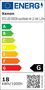 9723 LED Leuchtrhre matt 12 Volt blau 1,23m lang  38mm Leuchtstab