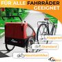 SAMAX Fahrradanh�nger 2in1 Jogger - in Rot/Schwarz - Silver Frame
