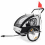 SAMAX 2in1 Fahrradanhnger / Jogger gefedert