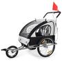 SAMAX 2in1 Fahrradanhnger / Jogger gefedert