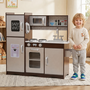 Baby Vivo Kinderk�che Spielk�che aus Holz - Toni in Braun