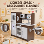 Baby Vivo Kinderk�che Spielk�che aus Holz - Toni in Braun
