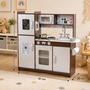 Baby Vivo Kinderk�che Spielk�che aus Holz - Toni in Braun