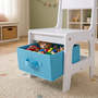 Baby Vivo Kindersitzgruppe mit multifunktionalem Tisch und 2 St�hlen aus Holz - Moritz