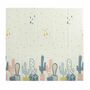 Baby Vivo Spielmatte / Spielteppich f�r Kinder doppelseitig mit Stra�e 200 x 180 cm - Kaktus