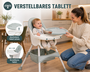 Baby Vivo Design 2in1 Kinderhochstuhl - Oscar T�rkis