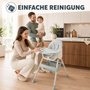 Baby Vivo Design 2in1 Kinderhochstuhl - Oscar T�rkis
