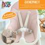 Baby Vivo Design 2in1 Kinderhochstuhl - Oscar in Pink
