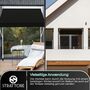 Strattore Klemmmarkise / Balkonmarkise Sonnenschutz 350 cm - Anthrazit