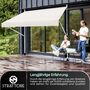 Strattore Klemmmarkise / Balkonmarkise Sonnenschutz 350 cm - Beige