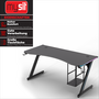 MY SIT Gaming Tisch Gizmo mit LED Beleuchtung