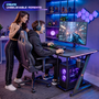 MY SIT Gaming Tisch Gizmo mit LED Beleuchtung
