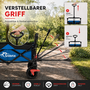 SAMAX Faltbarer Bollerwagen Offroad mit Dach - Blau