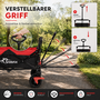SAMAX Faltbarer Bollerwagen Offroad mit Dach - Schwarz / Gr�n