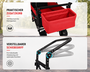 SAMAX Faltbarer Bollerwagen Offroad mit Dach - Schwarz / Gr�n