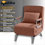 Makika Schlafsessel Schlafsofa Ted klappbar in Braun